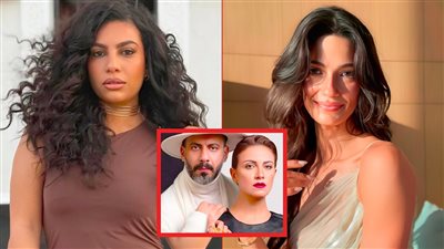 تارا عماد مدرسة لغة عربية ودنيا سامي سكرتيرة محمد فراج فى مسلسل كتالوج