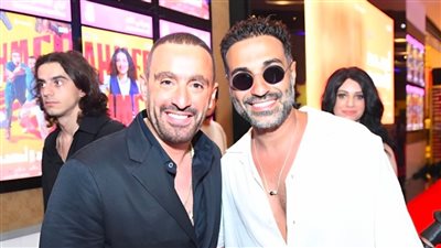 بالصور .. السقا وفهمي يحتفلان بالعرض الخاص لفيلم أحمد وأحمد بحضور النجوم