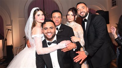 بالصور ..  محمد فؤاد يحتفل بزفاف ابنته بسملة بحضور النجوم