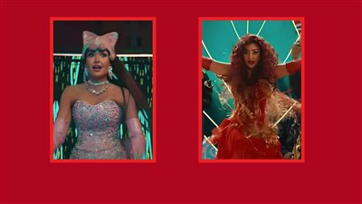 هنا الزاهد راقصة وتعمل فى سيرك ضمن أحداث فيلم الشاطر 