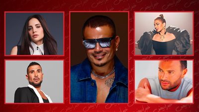 عمرو دياب يتصدر المشاهدات .. كشف حساب شهر يوليو الغنائي