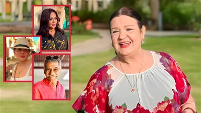 ميمي جمال عمة جميلة عوض فى فيلم ريد فلاج وجارة رانيا يوسف وسيد رجب بمسلسل لينك