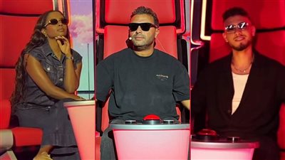 رامي وداليا والشامي .. صور جديدة لنجوم لجنة تحكيم the voice kids من الكواليس