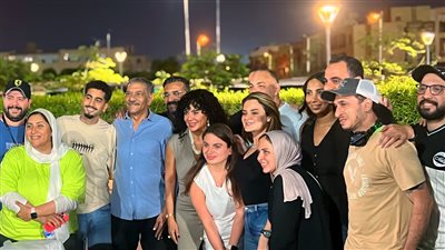 أول صور من كواليس مسلسل لينك بطولة سيد رجب ورانيا يوسف