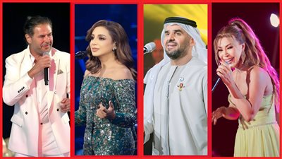أنغام وراغب علامة وحسين الجسمي ونوال الزغبي .. أبرز نجوم حفلات سبتمبر