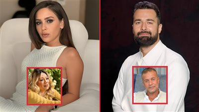 شريف منير والد أحمد حاتم وانتصار والدة جميلة عوض في فيلم ريد فلاج 