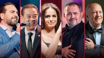 جورج وسوف ووائل جسار ومدحت صالح وآمال ماهر وعمر خيرت.. نجوم حفلات أكتوبر