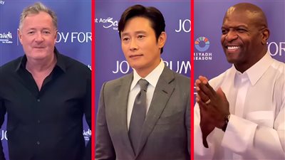 تيري كروز وبيرس مورجان ونجوم لعبة الحبار أبرز حضور joy forum 2025