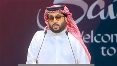 المستشار تركي آل الشيخ من افتتاح joy forum : فيلم الفيل الأزرق 3 سيرى النور قريباً