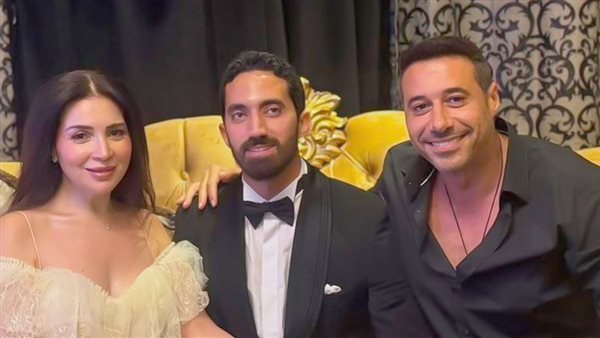 السعدني مع تيمور ومي 