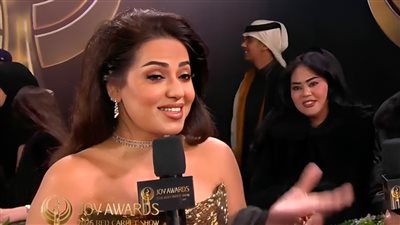 رحمة رياض من حفل Joy Awards: سعيدة بمشاركتي في The Voice وأحمد سعد كان نفسه يعزمني معاه على الحادثة