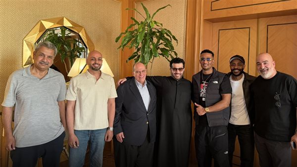 المستشار تركي آل الشيخ  ومحمد رمضان ومراد 