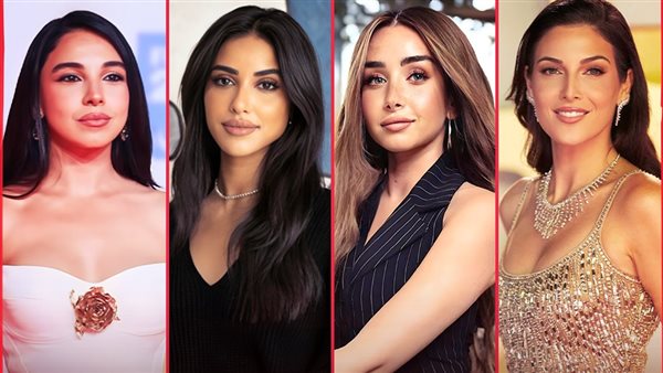 رزان جمال وهنا الزاهد وآية سماحة وسلمى أبو ضيف 