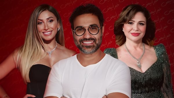  إلهام شاهين وفهمي ودينا  