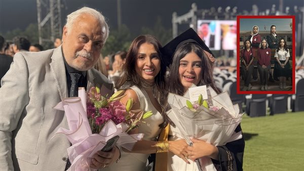 مريم ووالدها أشرف زكي وروجينا 