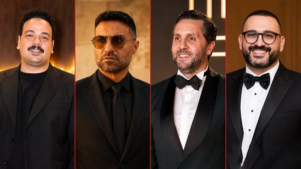 فهمي وأكرم وغريب وهشام ماجد 
